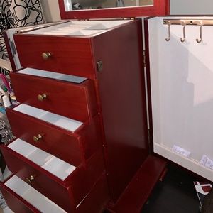 Wooden jewelry organizer!